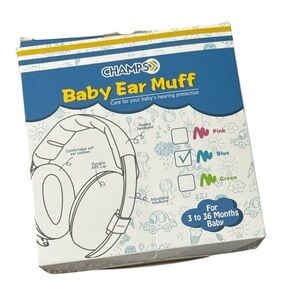CHAMPS Baby Ear Muff - Blue